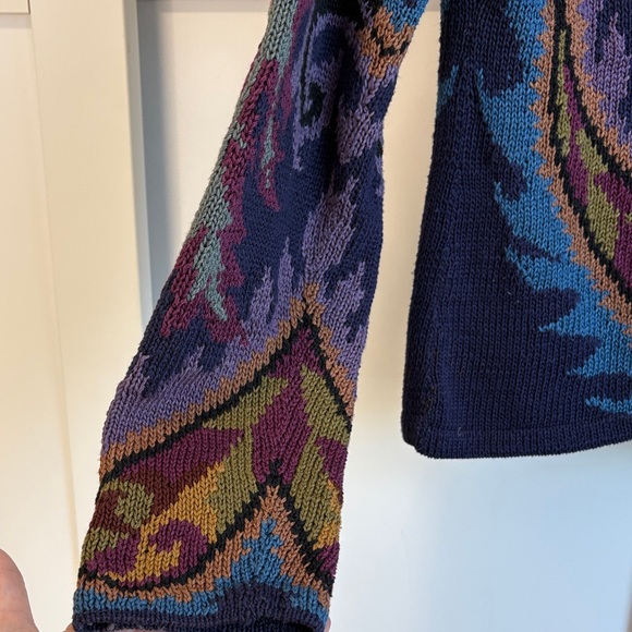 CASA Multi Color Patterned Cardigan - Picture 5 of 8